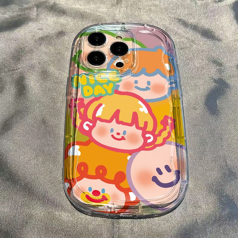 ✅Ốp Điện Thoại Mềm Trong Suốt Chống Sốc Họa Tiết graffiti Cho Iphone 14 xr 12 Xs13118PPromax 7