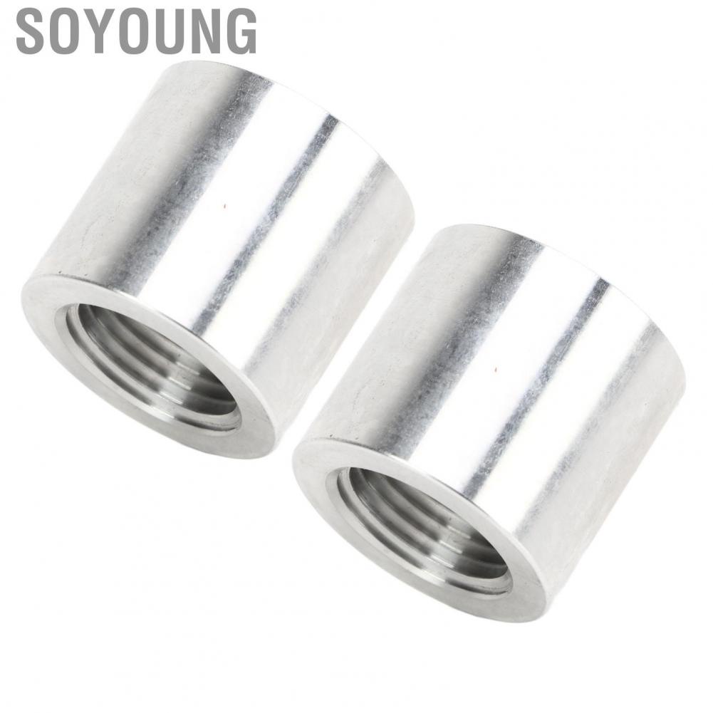 Soyoung 1/2in BSP Thread Female Aluminum Weld Fitting High Temperature Resistant Fit for Dry Sump Tank  Pipe