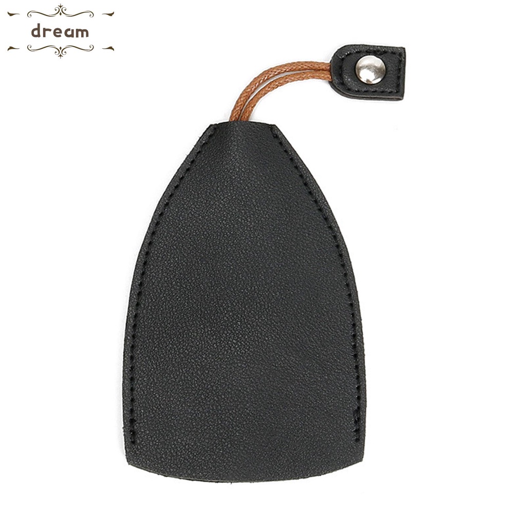 【DREAMLIFE】4 PCS PU Leather Creative Pull Out Cute Large Capacity Car/Key Case/Car Keychain