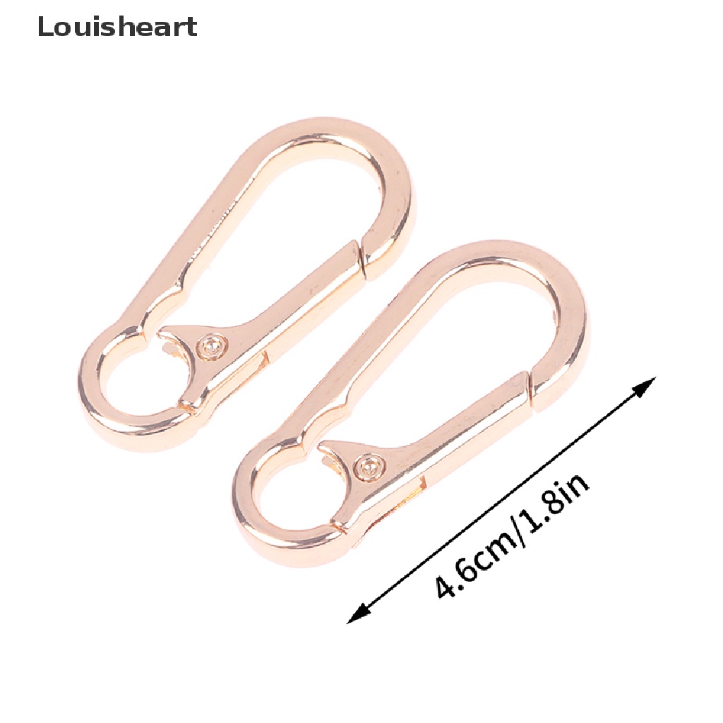 Bộ 2 Móc Khóa Kim Loại Dùng Làm Trang Sức DIY