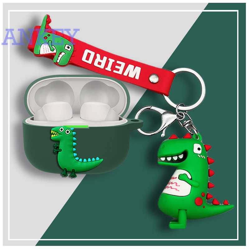 Sony LinkBuds S Case Protective Cute Cartoon Shark Cover Bluetooth Earphone Shell Accessories TWS Headphone Portable