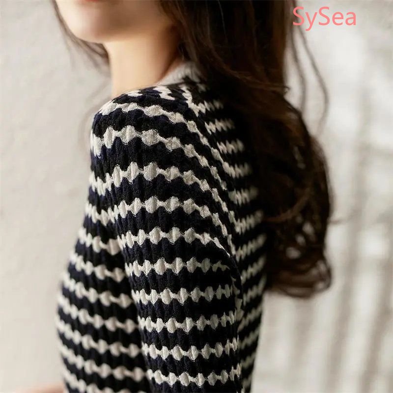 Đầm Dệt Kim Kẻ Sọc Thời Trang Hè Xinh Xắn Cho Nữ