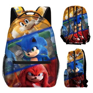 Ba lô nhà sản xuất nguồn Cặp sách học sinh Sonic SONIC Ba lô trẻ em Ba lô hoạt hình