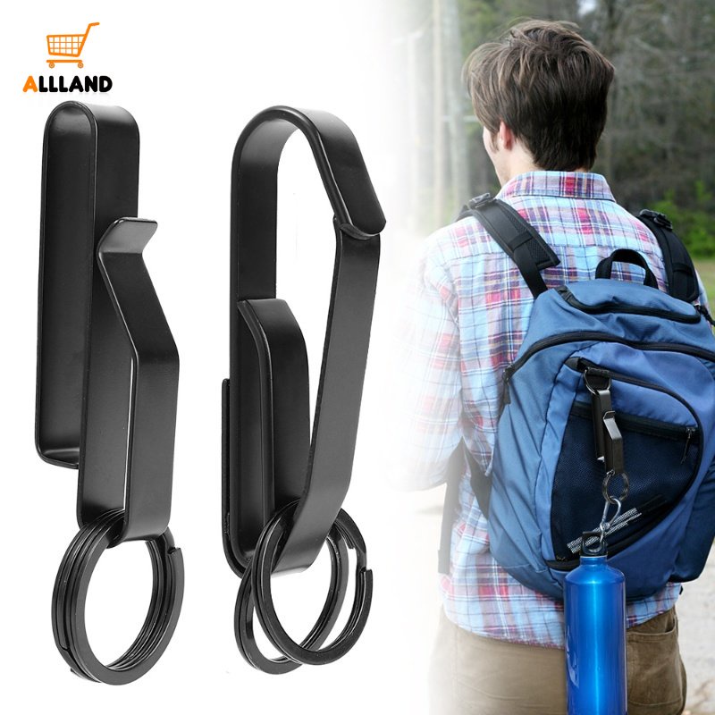 1 Móc Khóa Đeo Thắt Lưng Bằng Thép Không Gỉ Chống Thất Lạc Cho Nam / Nữ