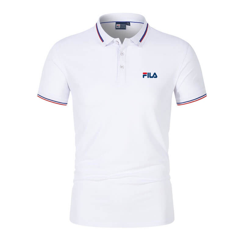 Áo Thun Polo Tay Ngắn In Logo Fila Thời Trang Mùa Hè Cho Nam