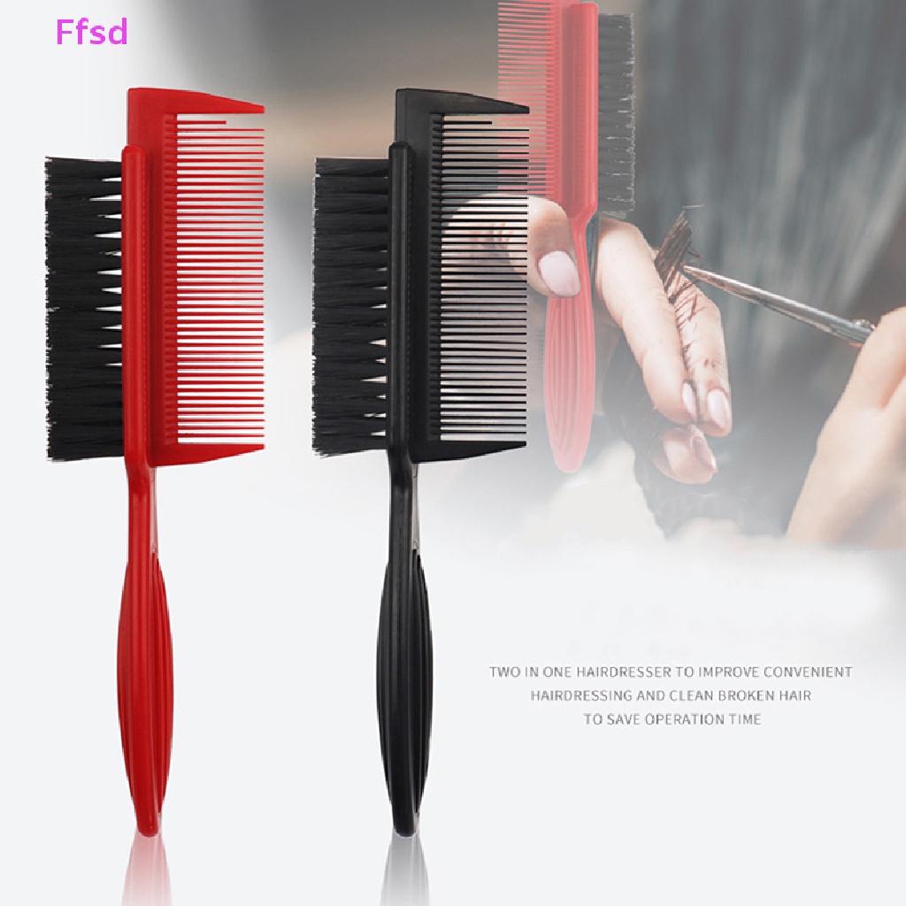 {Ffsd} Lược Chải Tạo Kiểu Râu Hai Mặt Cỡ Nhỏ Cho Salon Làm Tóc Nam Nữ * Bán Chạy