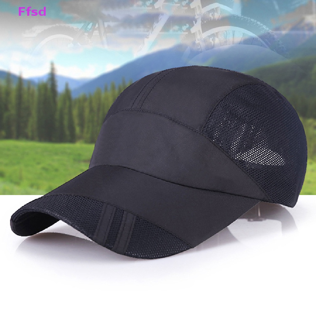 {Ffsd} Mũ Lưỡi Trai Thể Thao Unisex Phối Lưới Khô Nhanh Bảo Vệ Hàng Ngày Cho Nam Và Nữ Hoạt Động Ngoài Trời