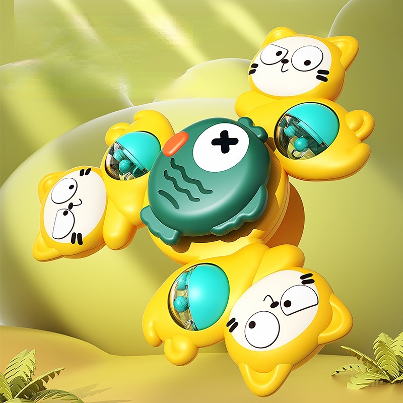 Đồ Chơi Hoạt Hình Xoay Có Cốc Hút Gắn Xe Hơi / Nhà Tắm Vui Nhộn Cho Bé