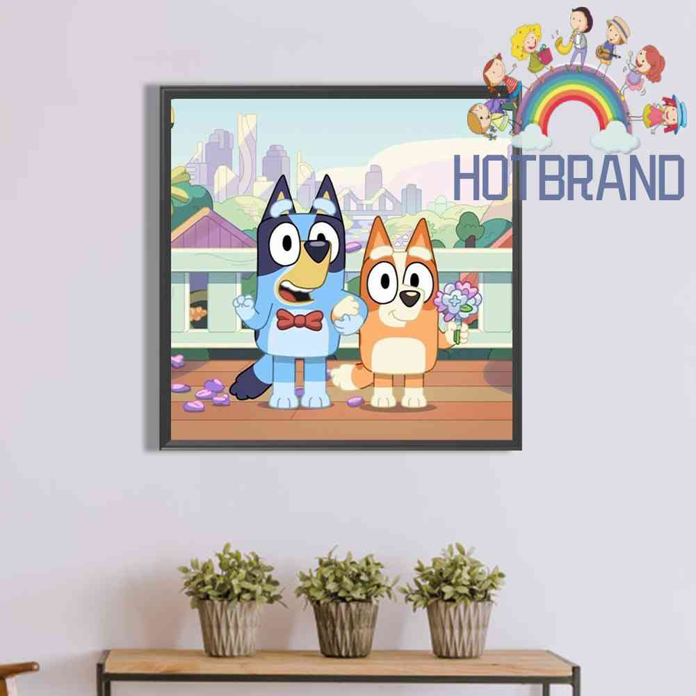 Bộ Tranh Đính Đá 5D Họa Tiết Hoạt Hình Độc Đáo DIY Dùng Trang Trí Nhà Cửa