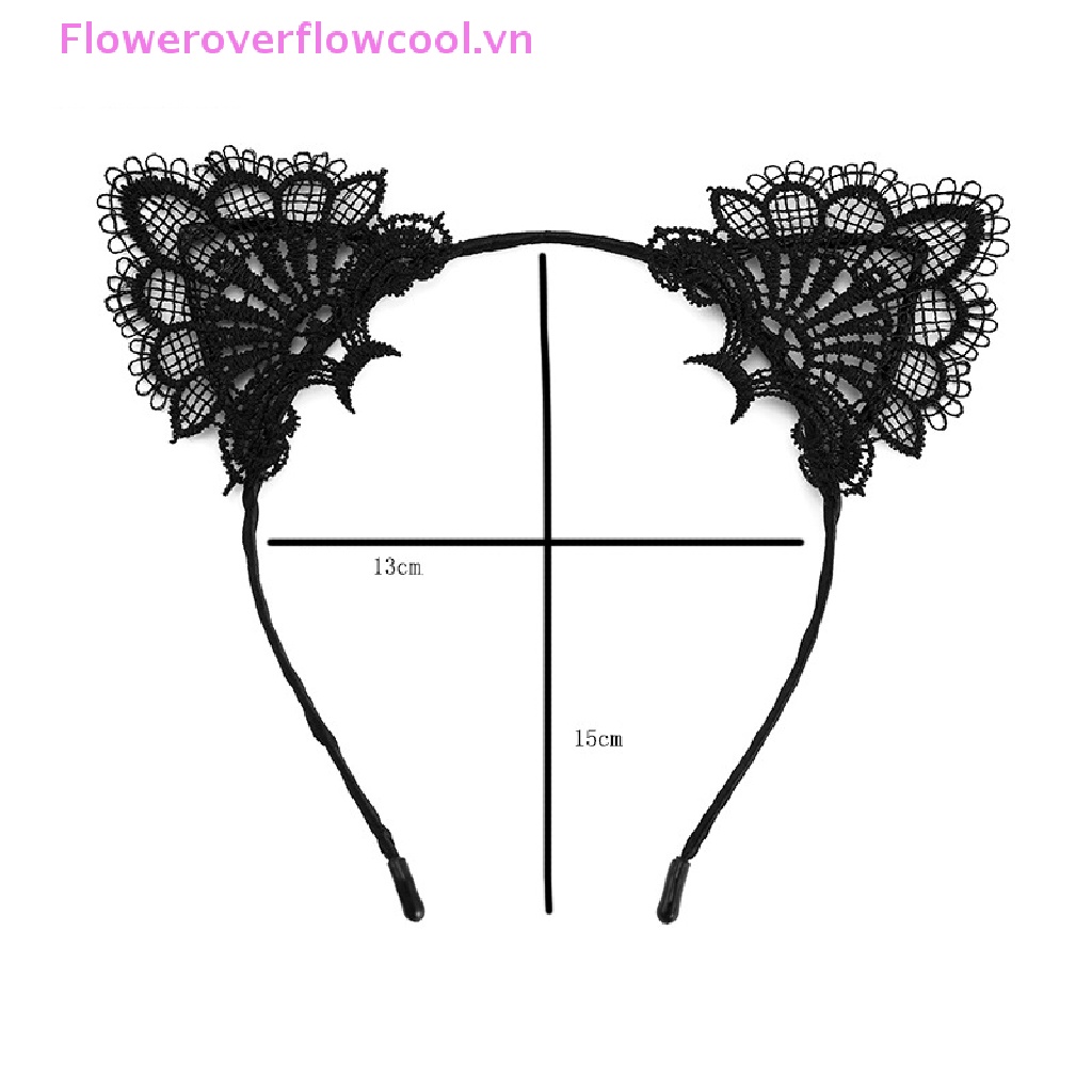 Băng Đô Tai Mèo Phối Ren Gợi Cảm Dành Cho Nữ