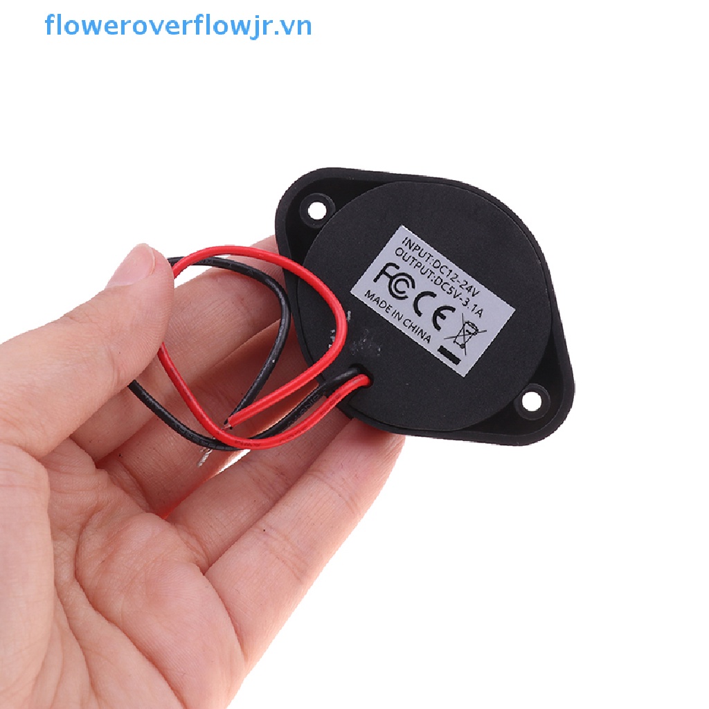 Tẩu Sạc Hai Cổng USB 3.1A Chống Nước Cho Xe Hơi