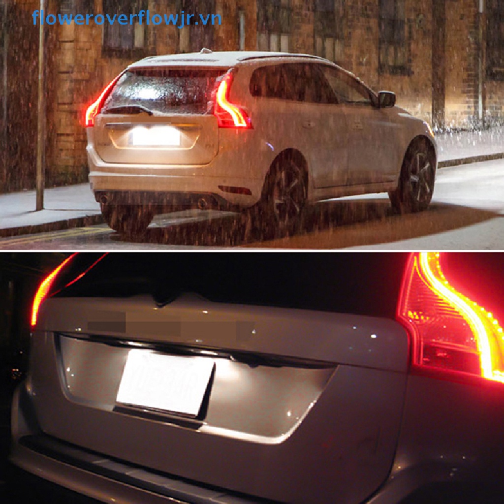 Đèn LED 12V Ánh Sáng Trắng Gắn Biển Số Xe Hơi Volvo S40 S60 S80 XC70 XC60