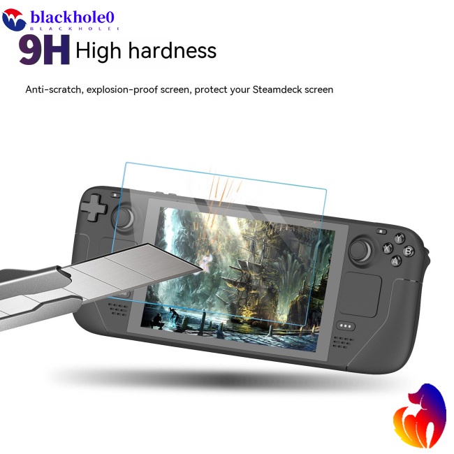 Bộ 2 Kính Cường Lực Chống Trầy Cho Máy Chơi Game Hơi Nước Cầm Tay