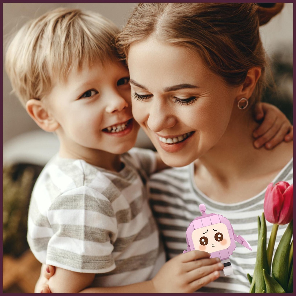 Đồ Chơi Lắp Ráp Mô Hình Thú Cưng Mini Dễ Thương Dùng Làm Quà Tặng Cho Bé