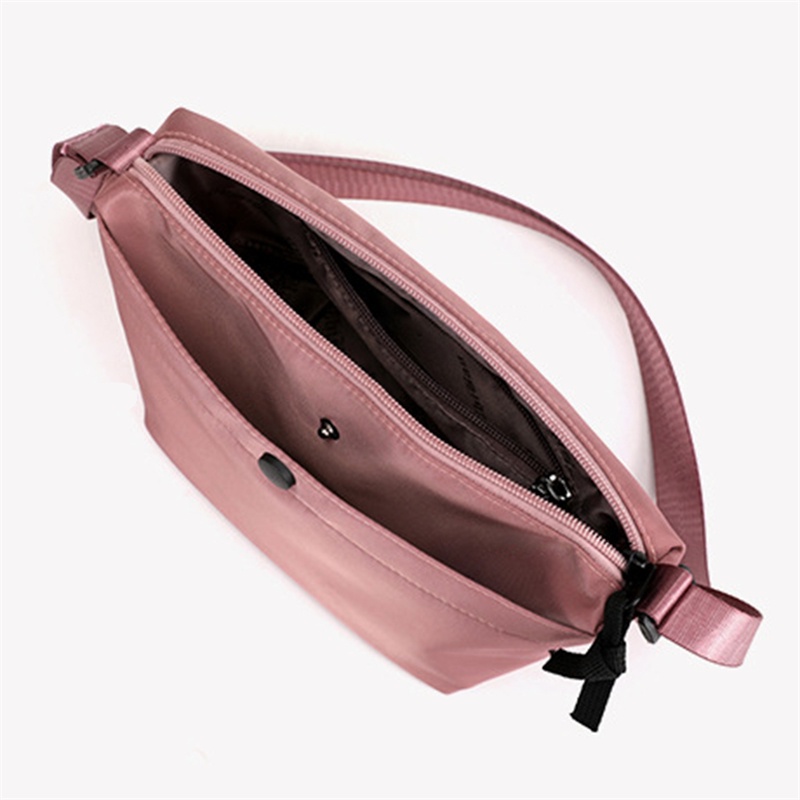 Túi Xách Đeo Chéo Thời Trang Cho Nữ Túi Đeo Chéo nylon Màu Trơn Chống Nước Thời Trang Cho Nữ