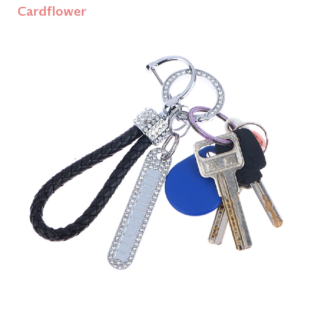 (MớI) Móc KhóA ĐíNh Đá MàU Đỏ Sang TrọNg