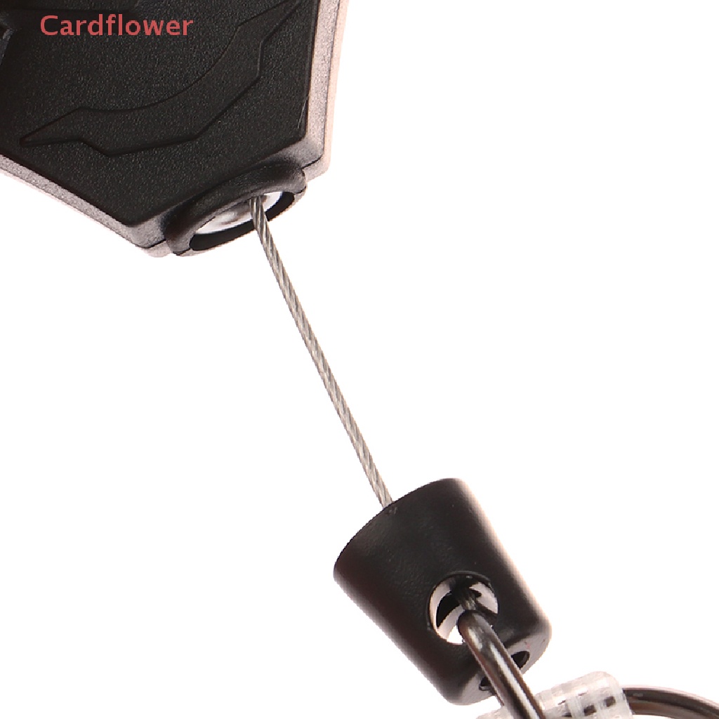 < Cardflower > Móc Chìa Khóa Hình Tam Giác Màu Đen Có Thể Điều Chỉnh Dễ Dàng