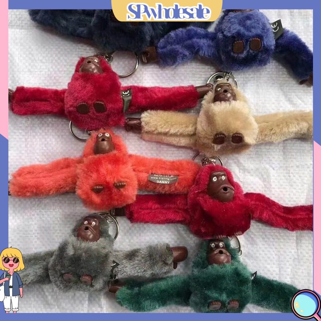 <SPwholesale> Móc Khóa Hình Khỉ Nhồi Bông Ba Chiều Mềm Mại Dễ Thương Làm Quà Tặng Sinh Nhật Cho Nữ