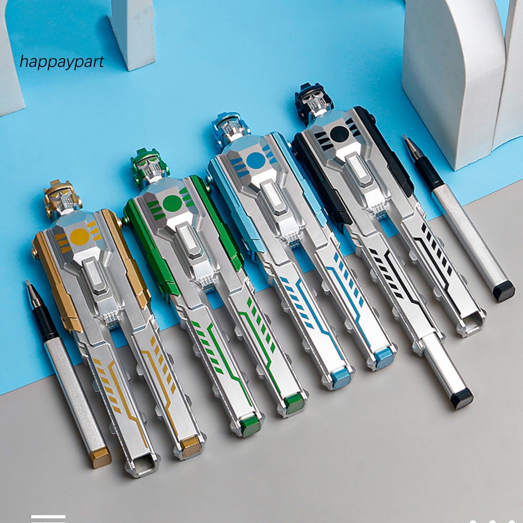 Bút Bi Hình Robot Biến Hình Chống Rò Rỉ Thoải Mái Dành Cho Học Sinh