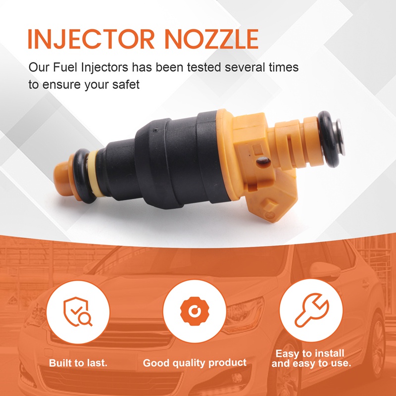 Bộ 4 Đầu Phun Nhiên Liệu Chuyên Dụng Cho Xe Hơi 0280150762 Phụ Kiện Chuyên Dụng Dành Cho Peugeot 405 505 Volvo 240 244 245 740 780 940 1.9L 2.2L 2.3L