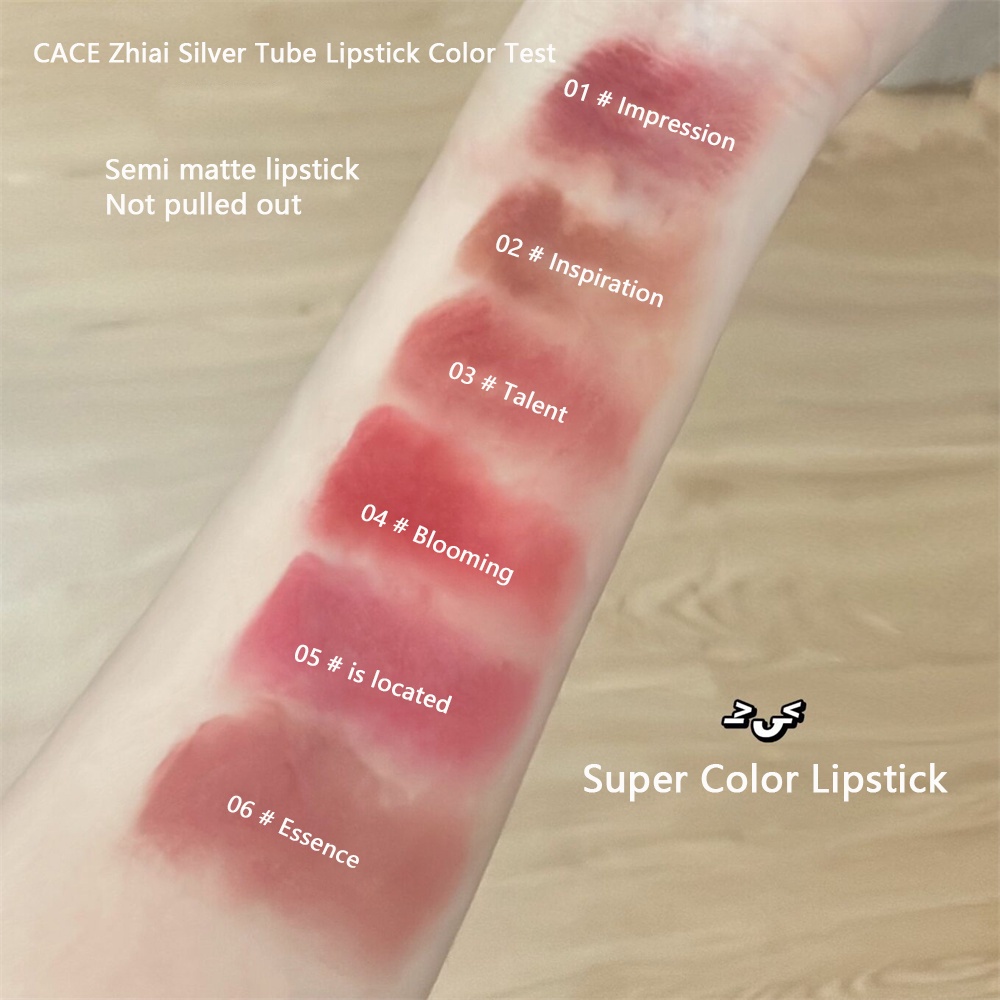 Thỏi Bạc Nhỏ Son Môi Velvet Mờ Lâu Trôi Chống Dính Cốc Son Môi Sinh Viên Son Môi Giá Rẻ JULYSTAR