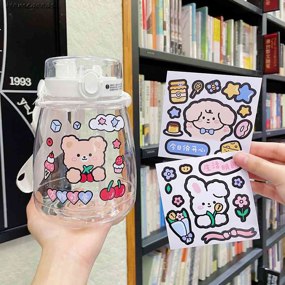 Miếng Dán Trang Trí Tủ Lạnh Hình Gấu Thỏ Dễ Thương 2023