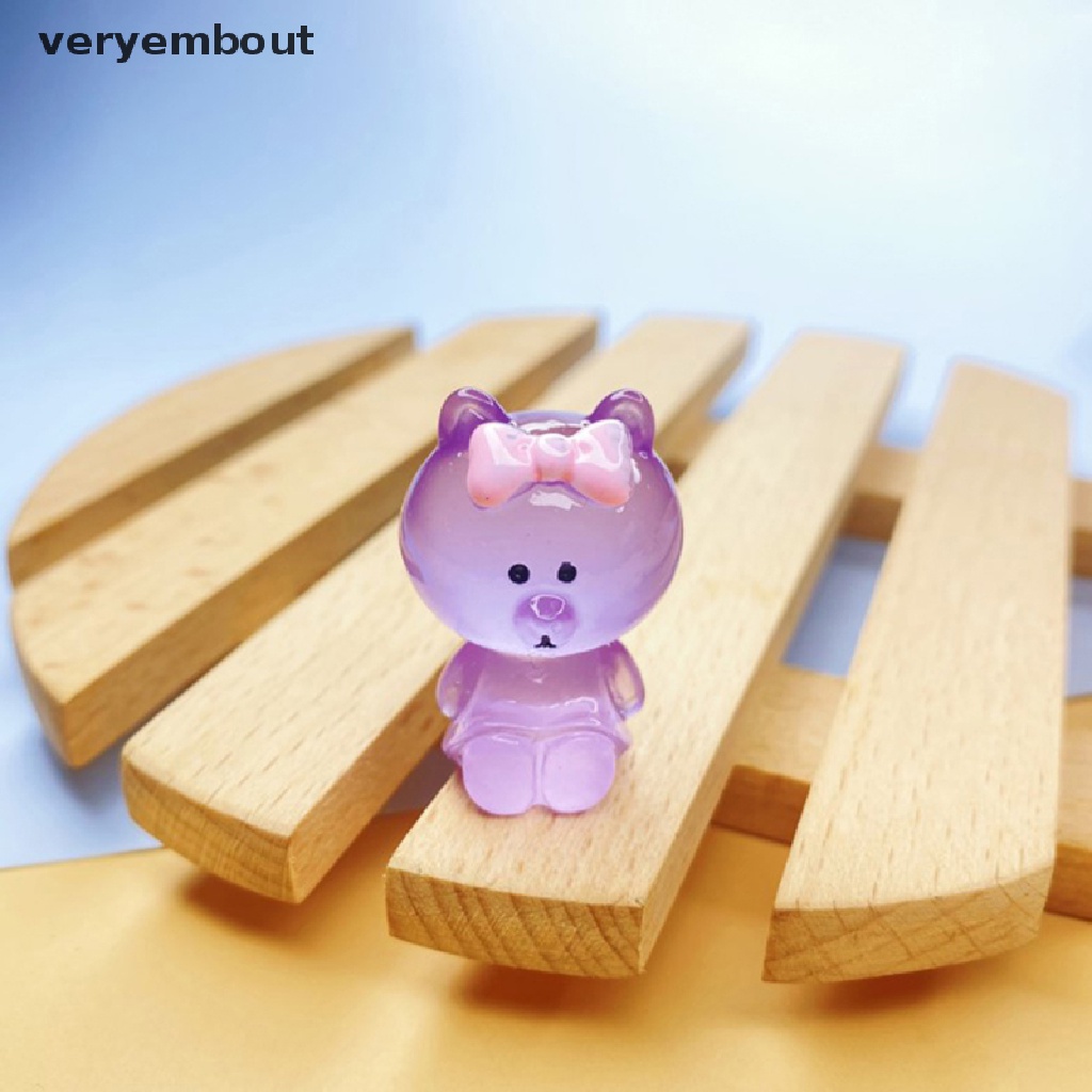 Ut Bộ 5 Tượng Hoạt Hình Phát Sáng Trong Đêm Dùng Để Trang Trí