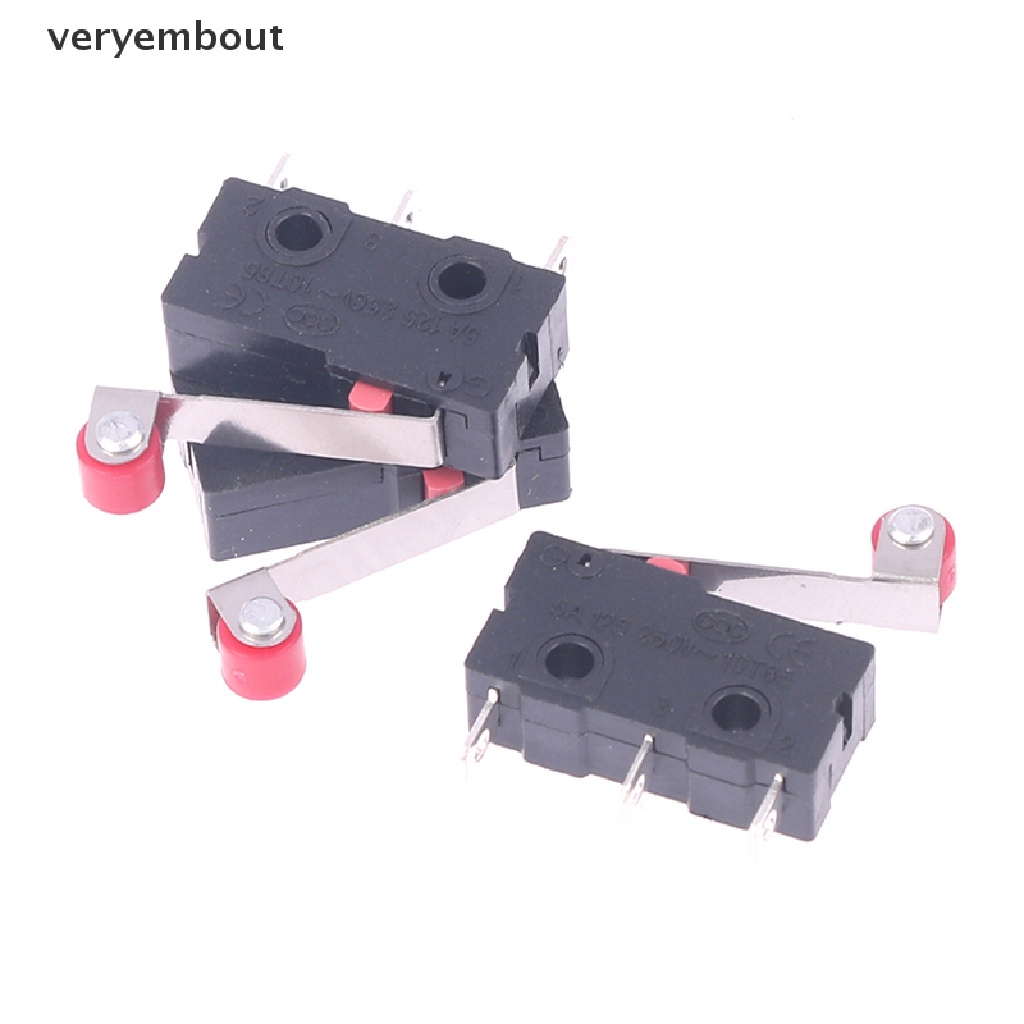 Set 10 Công Tắc Micro KW11-3Z 5A 250V 3 Feet Chuyên Dụng