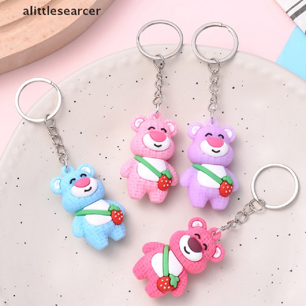 Móc Khóa Hình Búp Bê Lotso Hoạt Hình Toy Story Dễ Thương