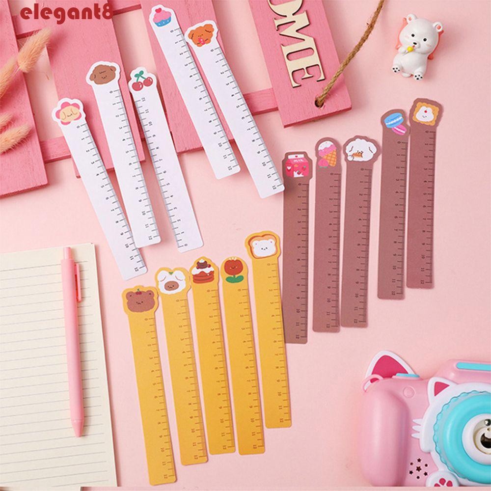 Thước Thẳng 12cm Họa Tiết Hoạt Hình Sáng Tạo Dễ Thương Có Thể Uốn Cong Cho Bé