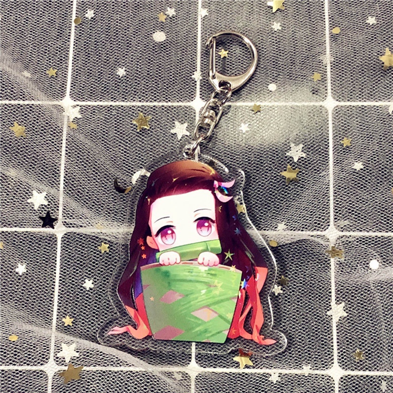 Móc Khóa Hoạt Hình Demon Slayer Bằng Acrylic