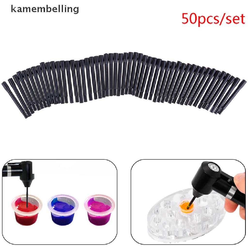 Set 50 Que Khuấy Màu Xăm Hình Dùng Một Lần Tiện Dụng