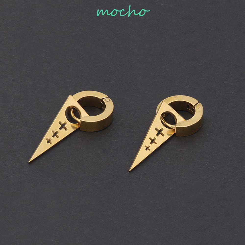 Bông Tai Hình Tam Giác Bằng Thép Không Gỉ Thời Trang Cho Nam Và Nữ