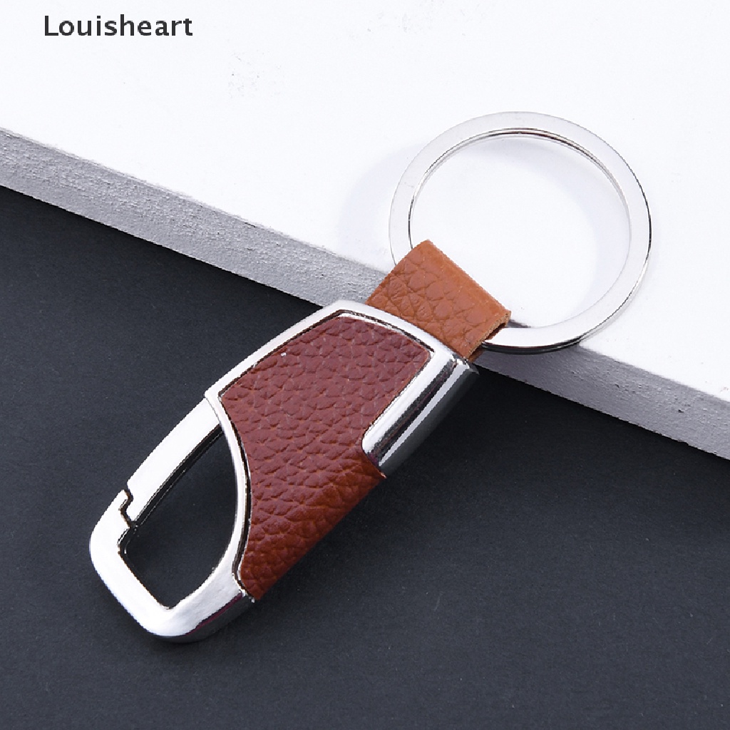 Móc Khóa Da Louisheart Bằng Kim Loại Thời Trang Dành Cho Nam Và Nữ