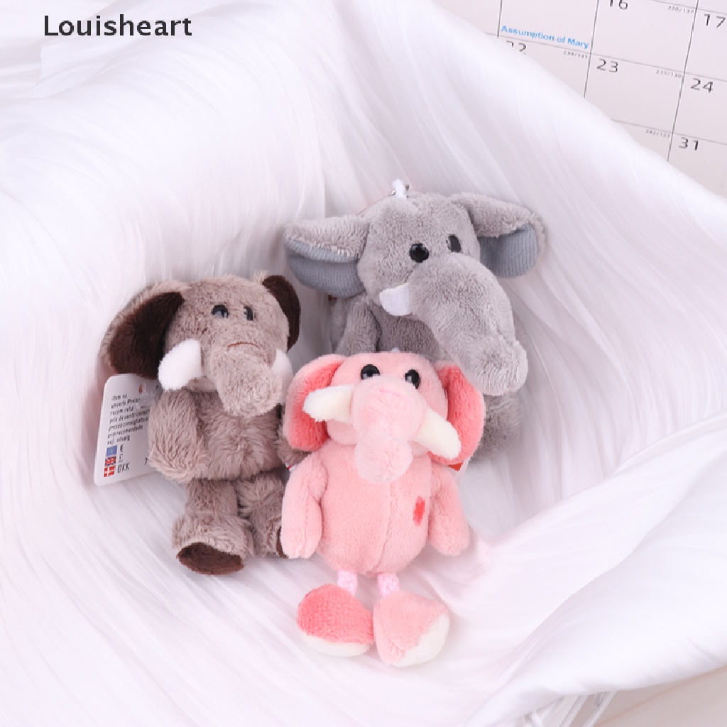 Louisheart Móc Khóa Hình Chú Voi Nhồi Bông Đáng Yêu