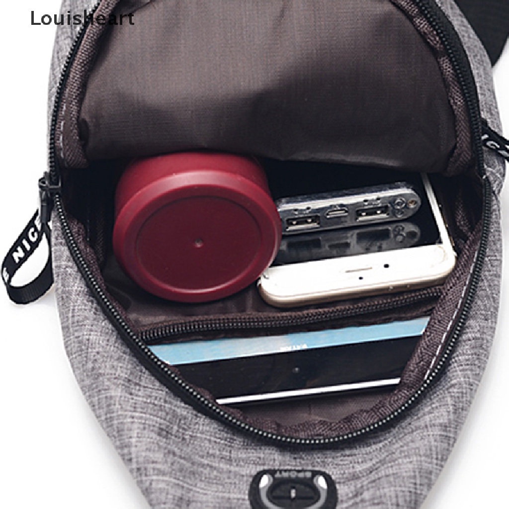Túi Đeo Chéo Louisheart Có Cổng Sạc USB
