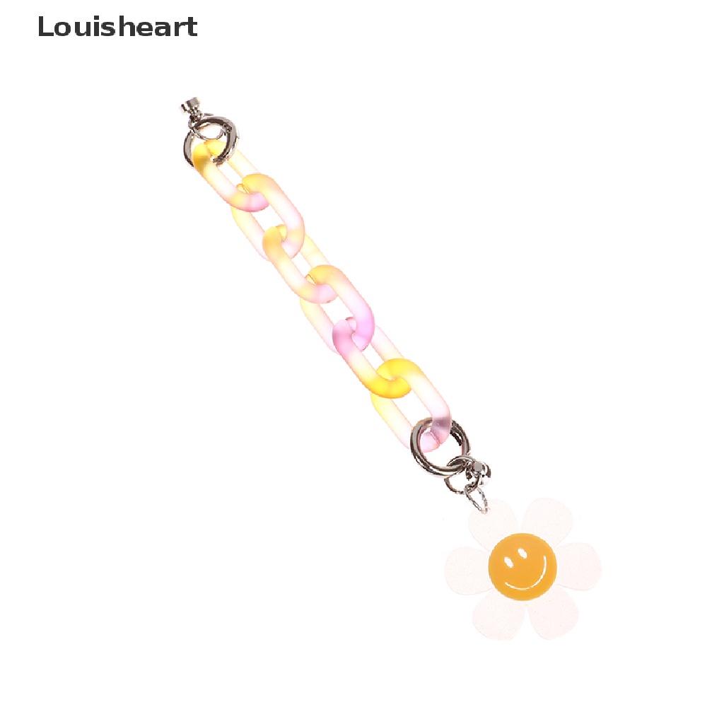 Móc Khóa Xe Hơi Hình Hoa Hướng Dương Cười Dễ Thương TFG