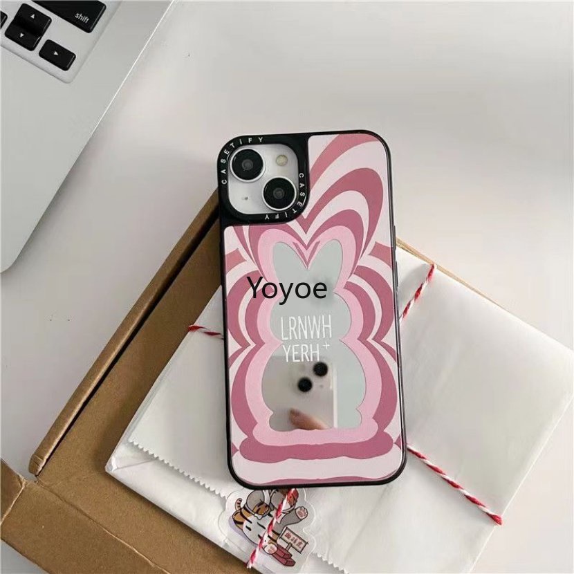 Ốp Điện Thoại Silicon Chống Sốc Họa Tiết Thỏ Phong Cách Hàn Quốc Cho iPhone 14 11 12 13 Pro Max Plus