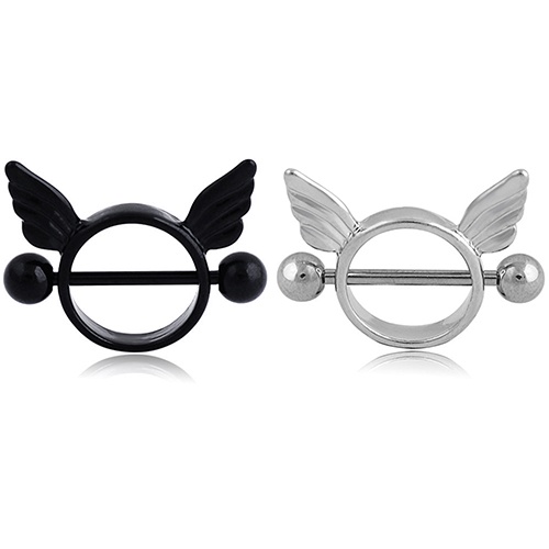 1 Khuyên Xỏ Cơ Thể Hình Đôi Cánh Tròn Gợi Cảm