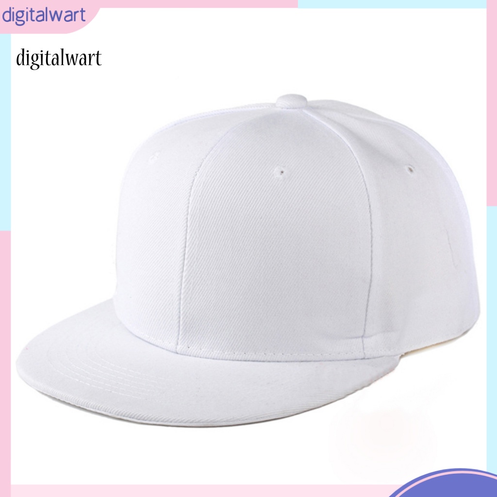 Kỹ Thuật Số| Mũ Lưỡi Trai Màu Trơn Phong Cách Hip Hop Thời Trang Cho Nam Và Nữ