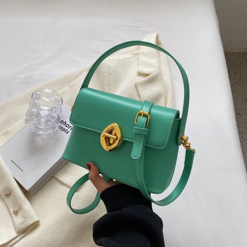 Túi Đeo Chéo Hình Vuông Có Móc Khóa Thời Trang Cao Cấp Dành Cho Nữ