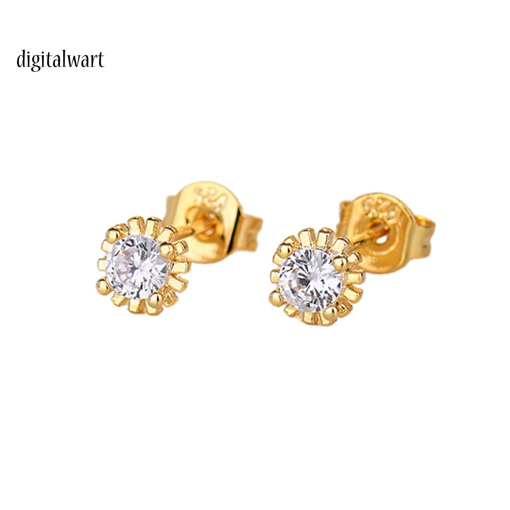 Kỹ Thuật Số| 1 Đôi Khuyên Tai Hình Nơ Đính Đá Thời Trang