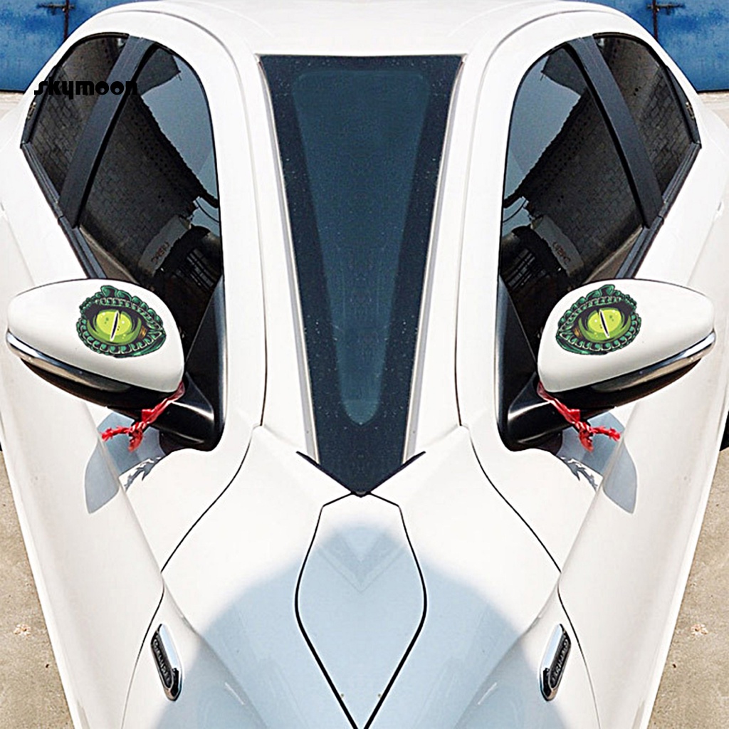 Đề Can Vinyl Dán Xe Hơi / Xe Máy Hình Đôi Mắt Đại Bàng Thân Thiện Với Môi Trường Chống Thấm Nước / Mài Mòn