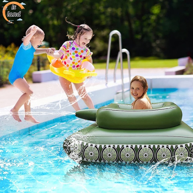 Phao Bơi Bơm Hơi Bằng Pvc Có Vòi Phun Nước Dành Cho Trẻ Em
