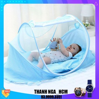 Màn chụp chống muỗi cho bé (có nhạc ru ngủ em bé)HÀNG CHUẨN THÁI LAN 1117