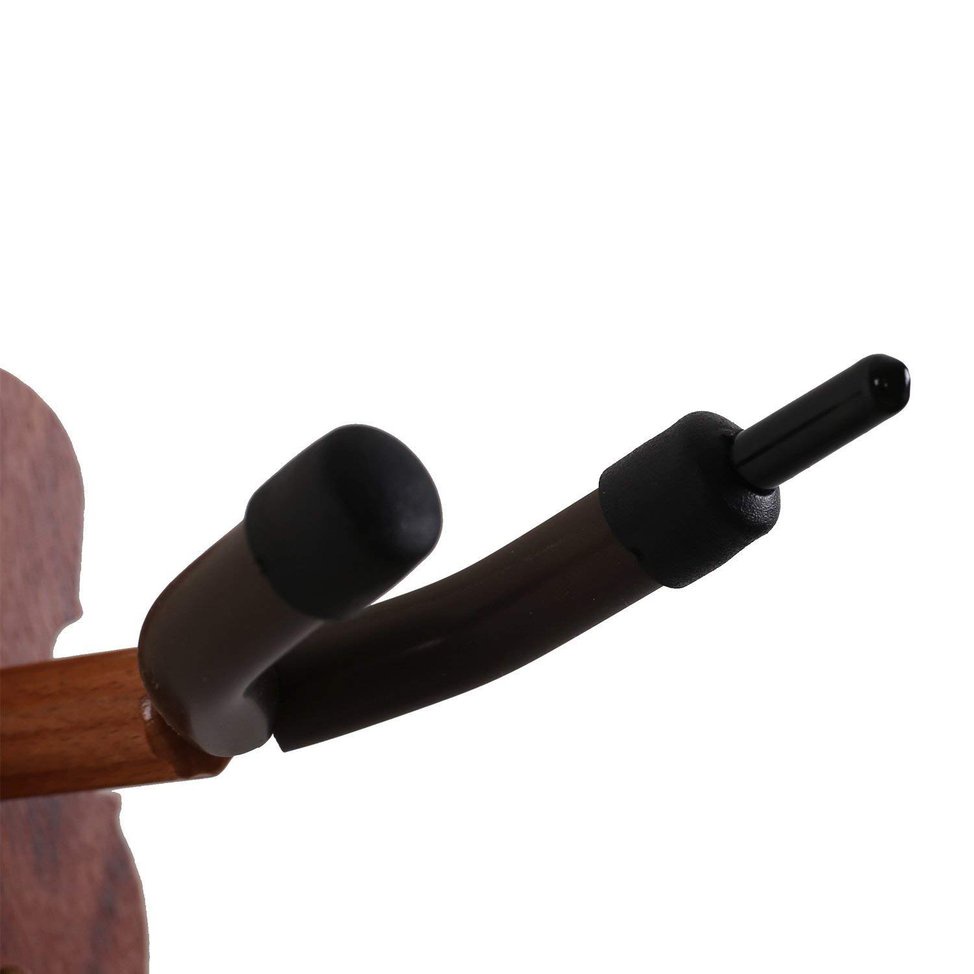 Practical Wall Mounted Violin Fiddle Viola Hanger Hook Wood Base Violin Hanger