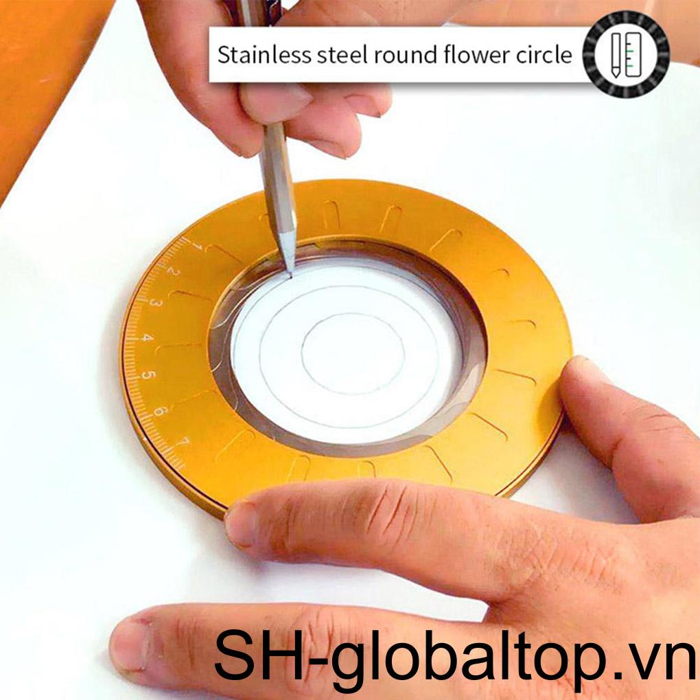 Thước Đo Hình Tròn Bằng Kim Loại Có Thể Điều Chỉnh Dùng Làm Vòng Nhẫn / Đồ Gỗ