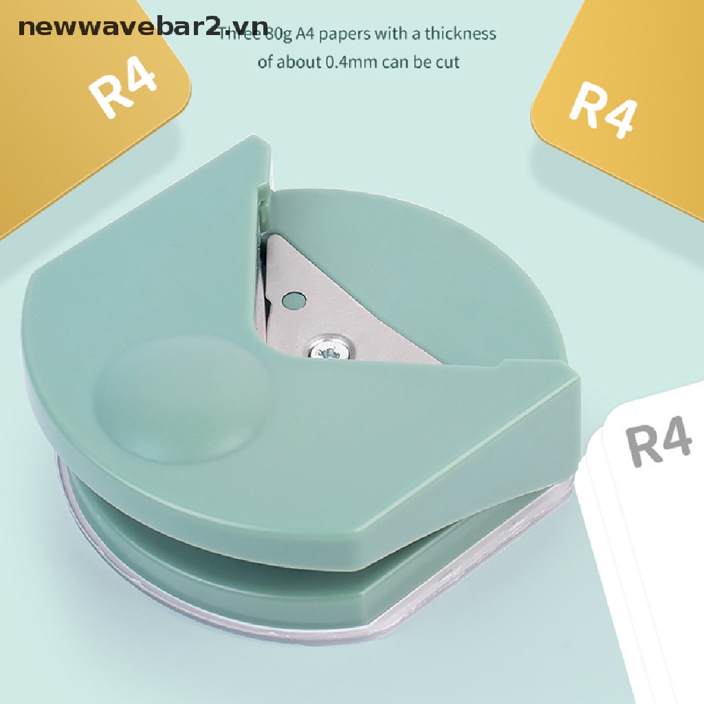 [Mới] Dụng Cụ Cắt Thẻ Giấy Hình Tròn Mini Di Động DIY Cắt Góc Ảnh Cắt Giấy.