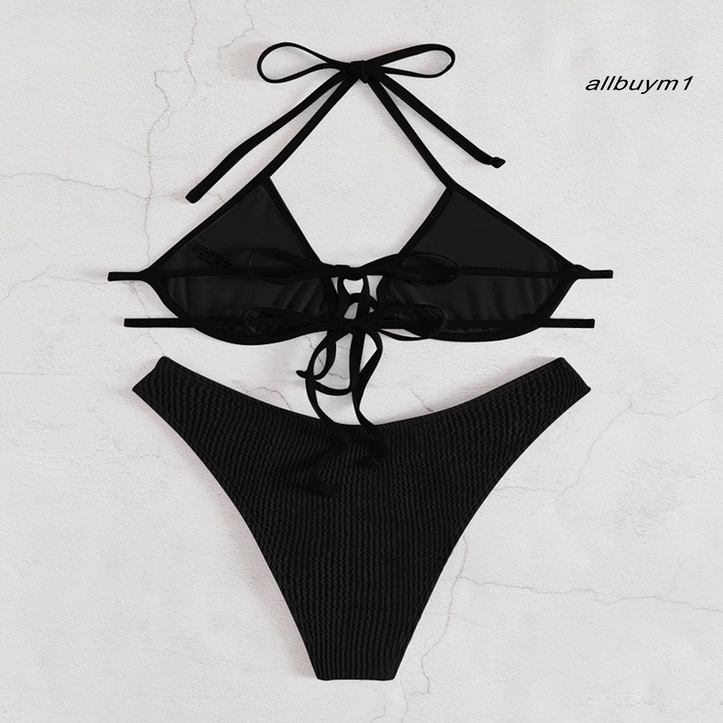 Bộ Bikini 2 Mảnh Màu Sắc Thời Trang Gợi Cảm Cho Nữ