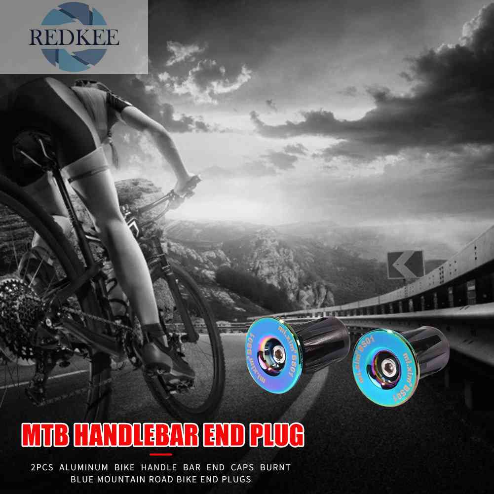 Set 2 Nút Gắn Tay Cầm Xe Đạp Leo Núi Chất Liệu Nhôm